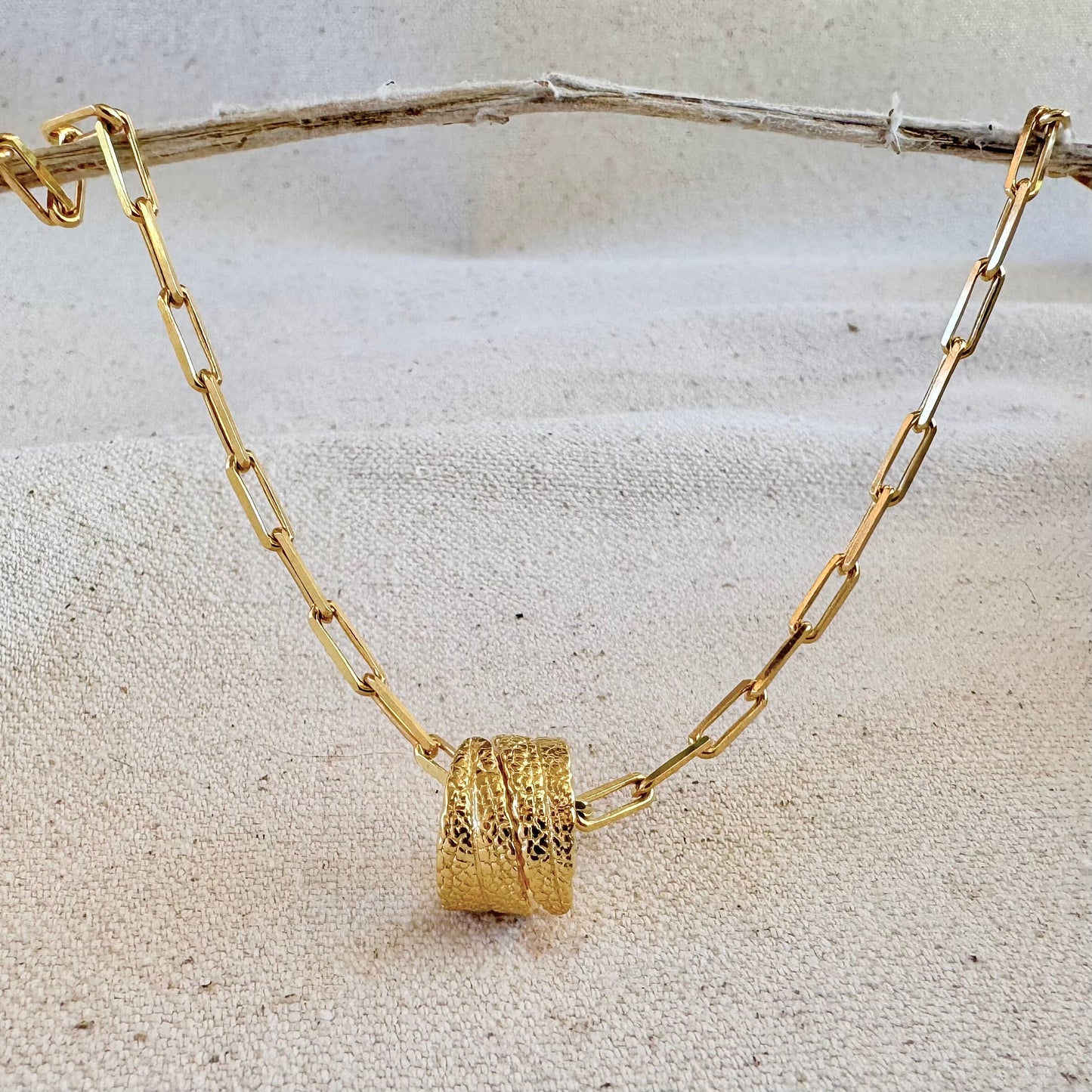 Sage Leaf Bypass Pendant