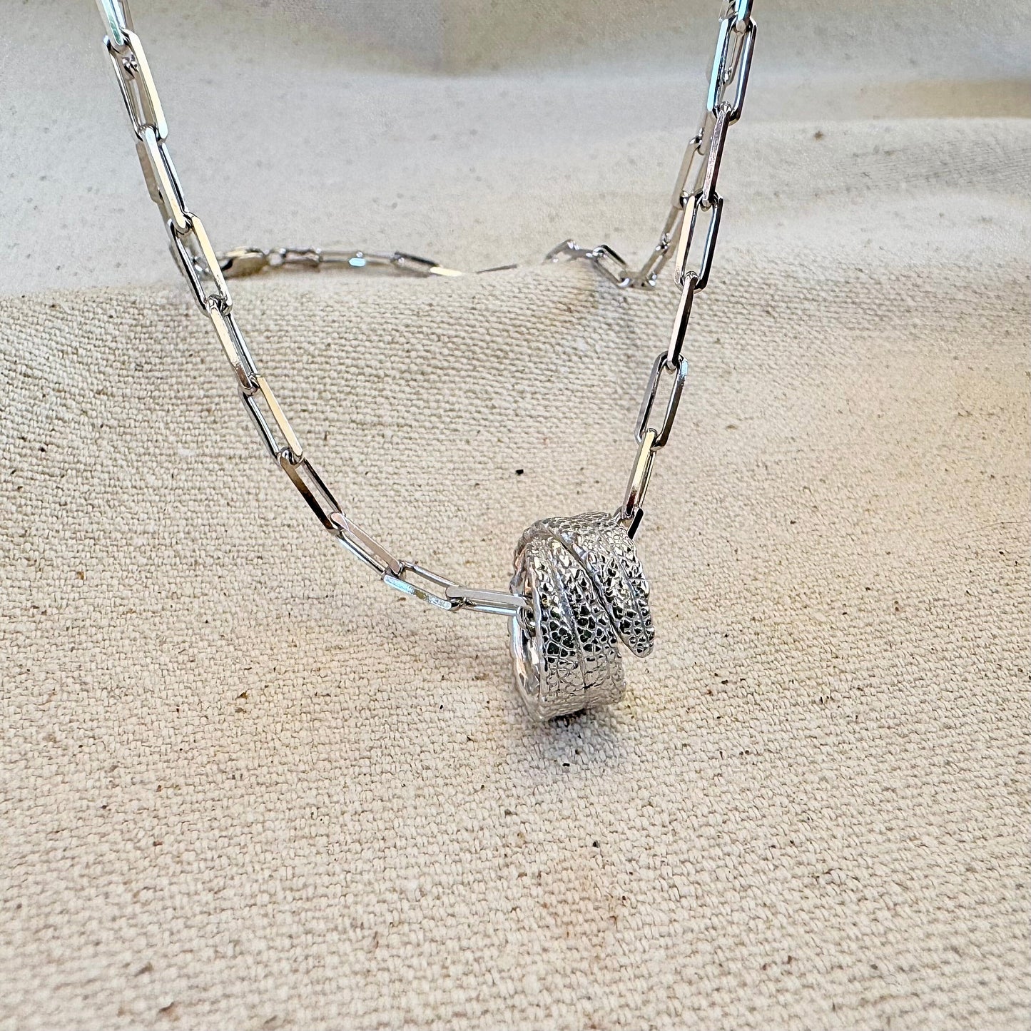 Sage Leaf Bypass Pendant